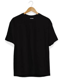 remera lisa negra
