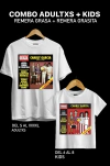 Combo grasa NOLO/NOLITO (Remera blanca adultxs + remera blanca kids)