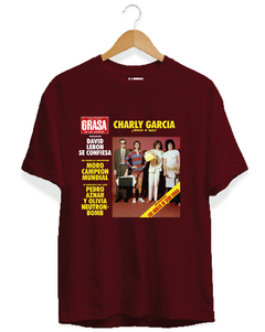 GRASA - Remera bordo