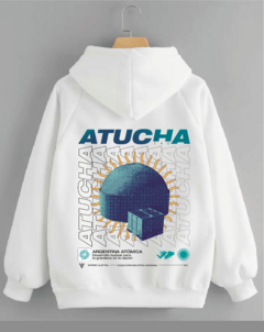 ATUCHA - buzo con capucha crudo