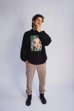 Diego with the golden tanga (Buzo negro cuello alto) - comprar online
