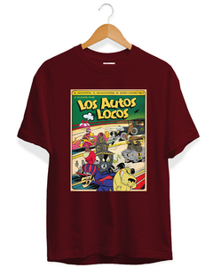 Los Autos Locos (remera verde/bordó) - comprar online