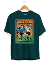 Barrilete cósmico (remera verde/bordó)