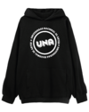 UNA (buzo con capucha negro)