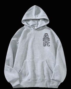UNIVERSIDAD DE CORDOBA DE BOLSILLO (BUZO GRIS CON CAPUCHA)