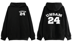 UNSAM (buzo con capucha negro)