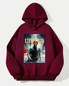 Hoodie Bordo Héroe colectivo