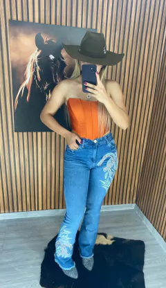 Calça Feminina Rodeio Western