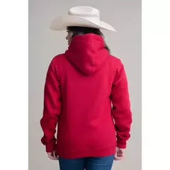 Moletom Texas Farm Vermelho Bordo - Vitrine Da Moda Country