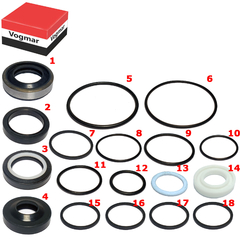 Reparo caixa direcao hidraulica Parati G2 G3 G4 1996/2012 Caixa marca TRW - comprar online