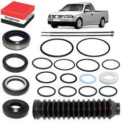 Reparo caixa direcao hidraulica Saveiro G2 G3 G4 1996/2008 Caixa marca TRW