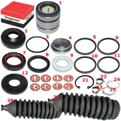 Reparo caixa direcao hidraulica Tempra SW 1995/1997 - comprar online
