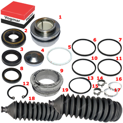 Reparo caixa direcao hidraulica Focus 2001/2003 Caixa marca Trinter (Cremalheira Ø 22mm) na internet