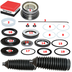 Reparo caixa direcao hidraulica Tempra 1992/1999 Caixa marca DHB - Cremalheira Ø 25mm - comprar online