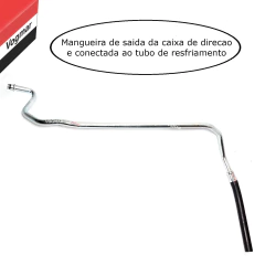 Mangueira retorno direcao hidraulica Peugeot 206 1.0 2001/2006