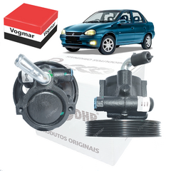 Bomba direcao hidraulica Corsa Classic 2007/2008 Com Ar Condicionado na internet