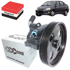 Bomba direcao hidraulica Prisma 2009 Motor VHC
