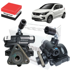 Bomba direcao hidraulica Mobi 2017/2023 - comprar online