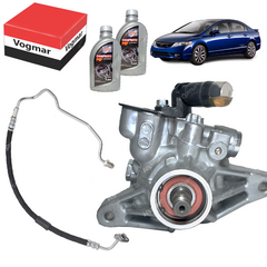Kit Bomba Hidraulica Mangueira e Oleo New Civic 2007/2009