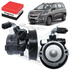 Bomba direcao hidraulica Spin 2013/2016 Coma Polia 5PK - comprar online