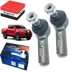 Par Terminal Direcao Toyota Hilux SW4 SR SRV SRX 2016/2025