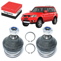 Par Pivo Bandeja Suspensao Pajero TR4 2003/2015