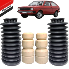 Kit Batente Coifa Traseiro Gol G1 1980/1995
