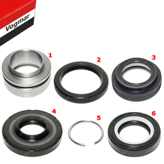 Retentor caixa direcao hidraulica Fiesta Rocam 2003/2014 Caixa marca Visteon (Cremalheira em V Ø 22mm) - comprar online