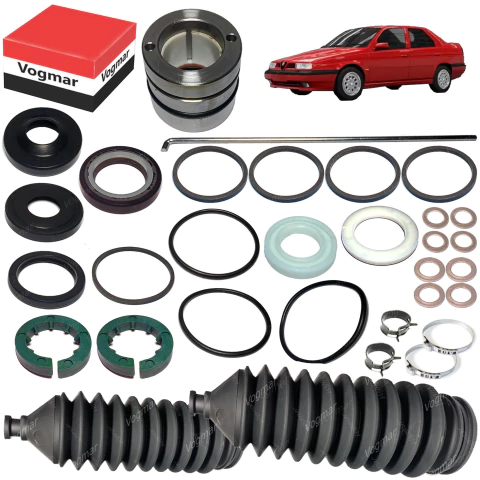 Reparo caixa direcao hidraulica Alfa 155 1995/1997 Cremalheira Ø 25mm