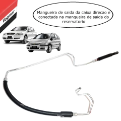 Mangueira retorno direcao hidraulica Astra 2004/2011