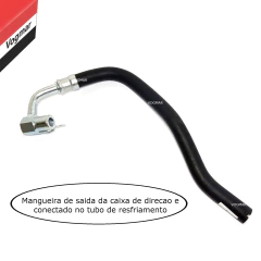 Mangueira retorno direcao hidraulica Grand Siena 2012/2021 (Lado Caixa)