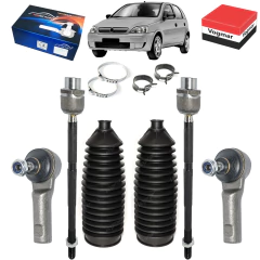 Barra axial terminal coifa Corsa Hatch 2002/2012 Direcao mecanica (Frente Montana)