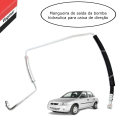 Mangueira Pressao Direcao Hidraulica Corsa Classic 2003/2006 Com Ar Condicionado - Vogmar Peças Automotivas