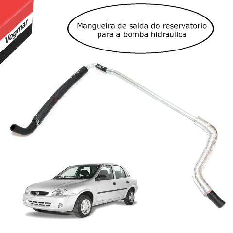 Mangueira alimentacao direcao hidraulica Corsa Classic (Com Ar Condicionado) 2003/2006