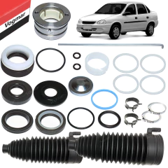 Reparo caixa direcao hidraulica Corsa Classic 2009 Motor VHCE - Caixa marca DHB - Cremalheira Ø 22mm