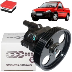 Bomba direcao hidraulica Corsa Pick-up 1995/2003 - Com Ar Condicionado