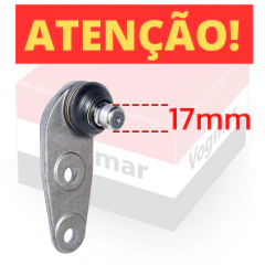 Pivo Suspensao Saveiro G2 G3 G4 1997/2008 Pivo Reto - Pino 17mm na internet