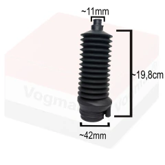 Par Coifa Caixa Direcao Hidraulica Prisma 2009/2012 Motor VHCE - Caixa marca DHB - comprar online