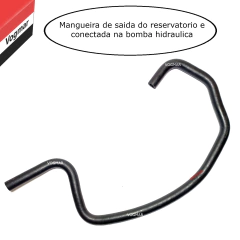 Mangueira alimentacao direcao hidraulica Palio Weekend 1.0 1.3 2001/2005