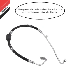 Mangueira Pressao Direcao Hidraulica Strada 2013/2016 Motor 1.6 16V Etorq