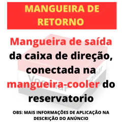 Mangueira Retorno Direcao Hidraulica Sandero 2008/2014 Motor 1.0 na internet
