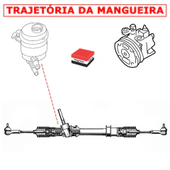 Mangueira Retorno Direcao Hidraulica Sandero 2008/2014 Motor 1.0 - comprar online