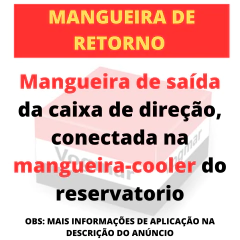 Mangueira Retorno Direcao Hidraulica Sandero 2008/2014 Motor 1.0 na internet