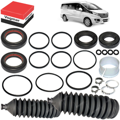 Reparo caixa direcao hidraulica Jac T8 2013/2018