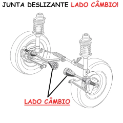 Par Junta Deslizante Vectra Cambio Manual 1997/2005 - comprar online