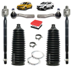 Kit Barra Axial Terminal Coifa Strada 2021/2023 Direcao Eletrica