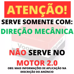 Par Pìvo Gol G2 1.0 1.6 Direcao Mecanica 1995/1996 - comprar online