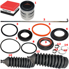 Reparo caixa direcao hidraulica Civic 1996/2000 Caixa marca TRW (Cremalheira Ø 25mm) Coifa sem Respiro na internet