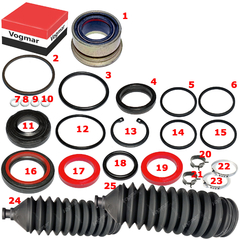 Reparo caixa direcao hidraulica Chrysler 300C 2005/2010 - comprar online