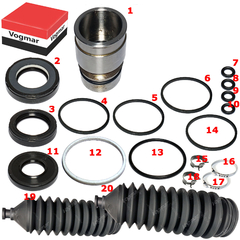 Reparo caixa direcao hidraulica Tiggo 2009/2013 Retentor 43mm - comprar online